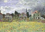 Claude Monet Maisons d'Argenteuil painting